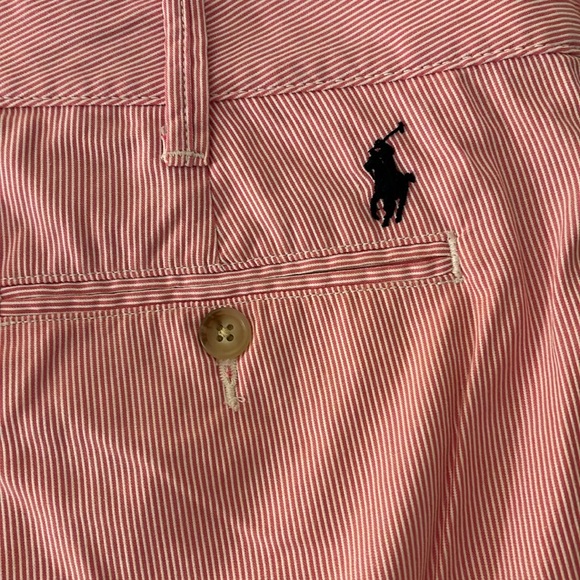 Polo by Ralph Lauren pink/white striped shorts - Picture 5 of 8